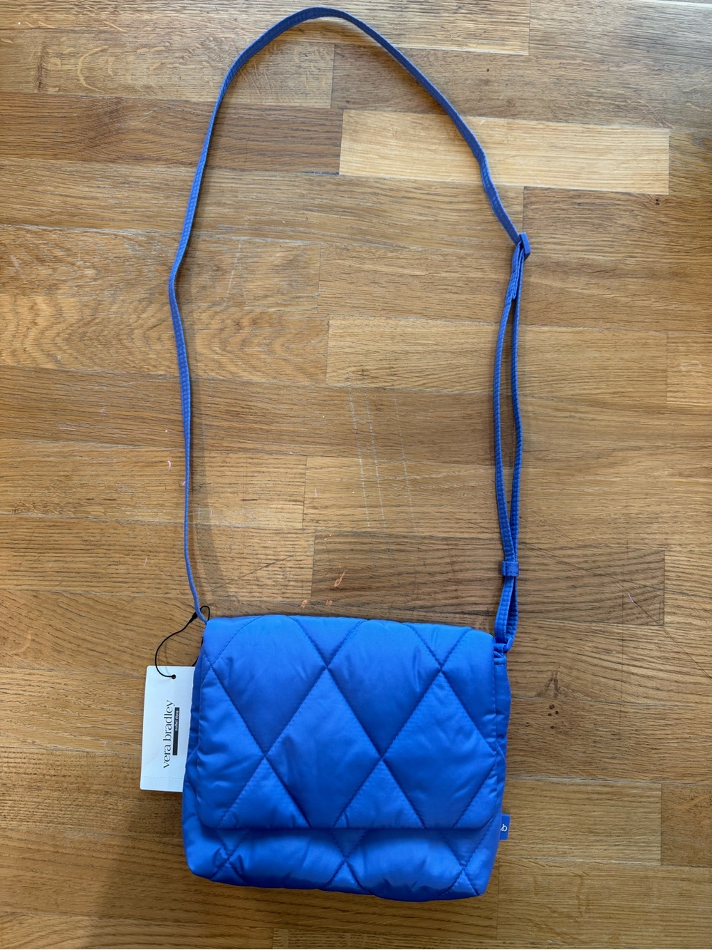 NWT Vera Bradley Perwinkle Quilted Crossbody Bag